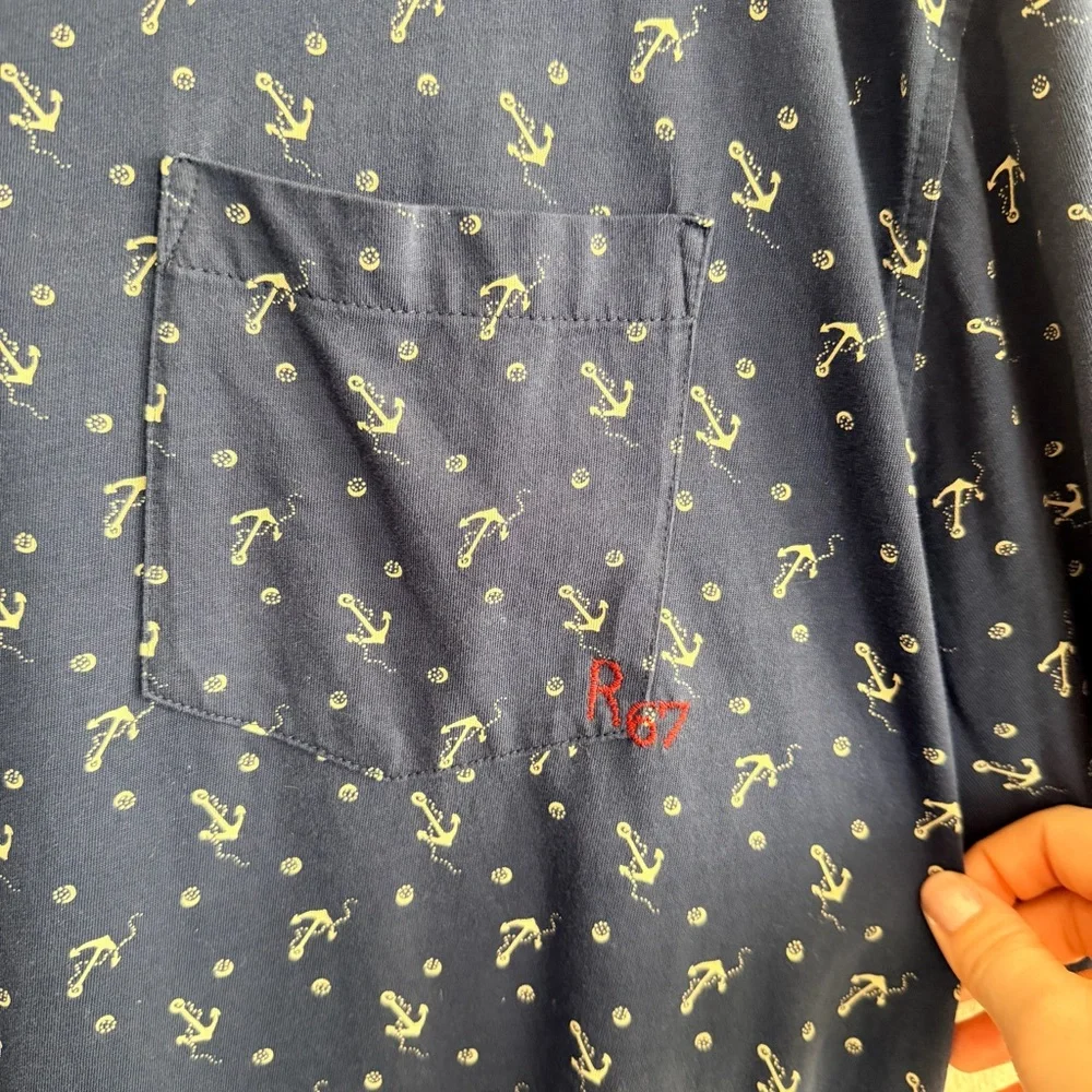 Polo Ralph Lauren Anchor Print Polo XL Tall